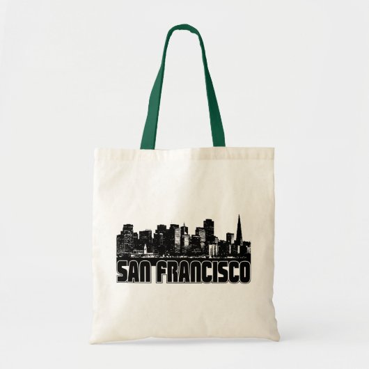 San Francisco Skyline Tote Bag (Voorkant)
