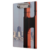 San Francisco Skyline van Golden Gate Bridge. Klembord (Links)