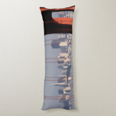 San Francisco Skyline van Golden Gate Bridge. Lichaamskussen (Achterkant (Verticaal))