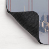 San Francisco Skyline van Golden Gate Bridge. Muismat (Hoek)