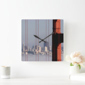 San Francisco Skyline van Golden Gate Bridge. Vierkante Klok (Huis)