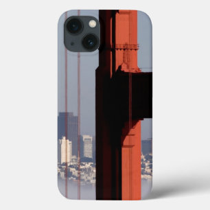 San Francisco-skyline vanaf Golden Gate Bridge. iPhone 13 Hoesje