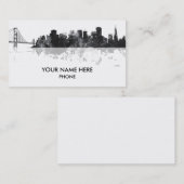 SAN FRANCISCO SKYLINE - Visitekaartjes (Voorkant / Achterkant)