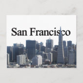 San Francisco Skyline w/ San Francisco in de Sky Briefkaart (Voorkant)