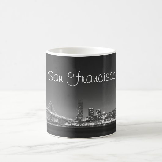 San Francisco skyline zwarte witte Mok (Center)