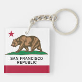 San Francisco Sleutelhanger (Achterkant)