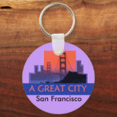 SAN FRANCISCO-Sleutelhanger Sleutelhanger (Voorkant)