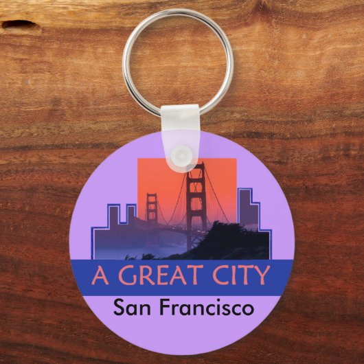 SAN FRANCISCO-Sleutelhanger Sleutelhanger (Voorkant)