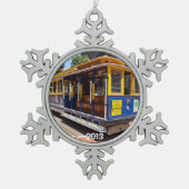San Francisco Snowflake Tin Sneeuwvlok Ornament (Voorkant)