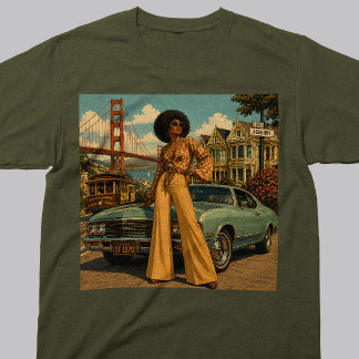 San Francisco Soul Retro Vintage Stijl T-shirt