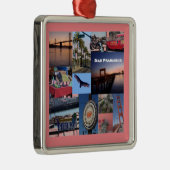 San Francisco Square Metalen Ornament (Rechts)