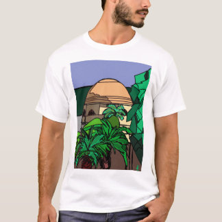 San Francisco stadsschets van Dolores Park T-shirt