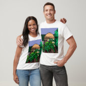 San Francisco stadsschets van Dolores Park T-shirt (Unisex)