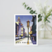 San Francisco, stadsstraat, stad China Briefkaart (Staand voorkant)