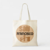 San Francisco stadsteken Tote Bag (Achterkant)