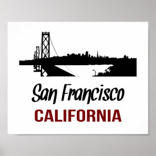 San Francisco (standaard fotolijst formaat) Poster