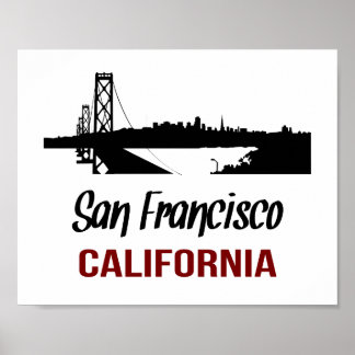 San Francisco  (standaard fotolijst formaat) Poster