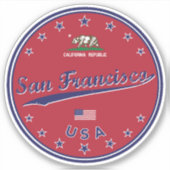 San Francisco Sticker (Voorkant)