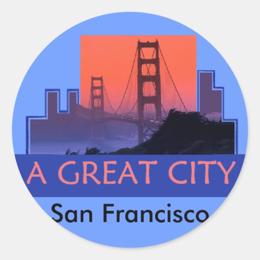 SAN FRANCISCO STICKER (Voorkant)