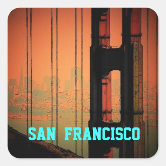 San Francisco Sticker (Voorkant)