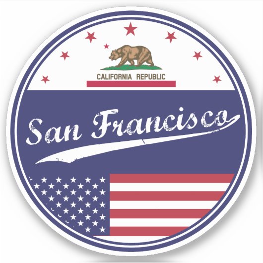 San Francisco Sticker (Voorkant)
