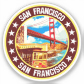 San Francisco Sticker (Voorkant)