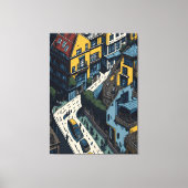 San Francisco Street Canvas Afdruk (Voorkant)