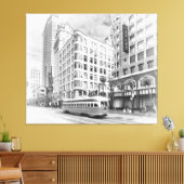 San Francisco Street Canvas Afdruk (Insitu (Woonkamer))