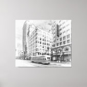 San Francisco Street Canvas Afdruk (Voorkant)