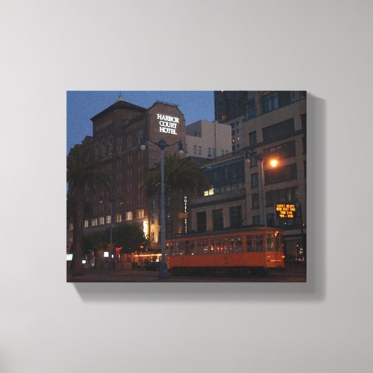 San Francisco Street Car #2 Canvas Afdruk (Voorkant)