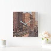 San Francisco Street Scene Vierkante Klok (Huis)