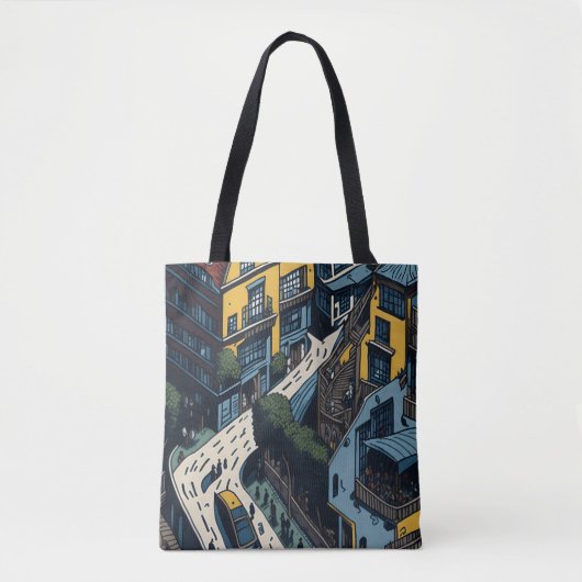 San Francisco Street Tote Bag (Voorkant)