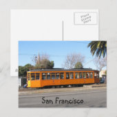 San Francisco Streetcar Briefkaart (Voorkant / Achterkant)