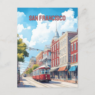San Francisco Streetcar Briefkaart