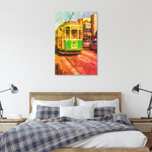  San Francisco Streetcar Canvas Afdruk (Insitu (Slaapkamer))