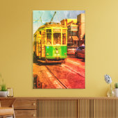  San Francisco Streetcar Canvas Afdruk (Insitu (Woonkamer))