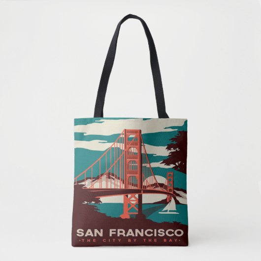 San Francisco  Style Canvas tas (Voorkant)