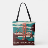 San Francisco  Style Canvas tas (Achterkant)