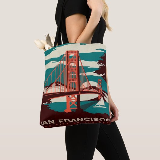 San Francisco  Style Canvas tas (Dichtbij)