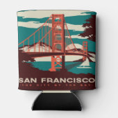 San Francisco  Style Golden Gate Bridge Blikjeskoeler (Achterkant)