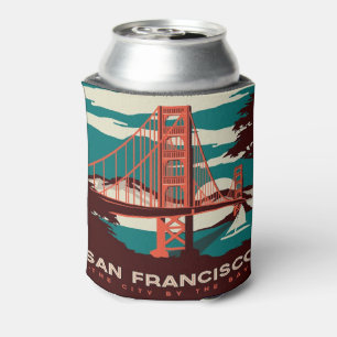 San Francisco Style Golden Gate Bridge Blikjeskoeler