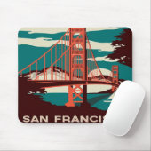 San Francisco Style Golden Gate Bridge Muismat (Met muis)