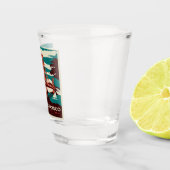 San Francisco  Style Golden Gate Bridge Shot Glas (Rechts)