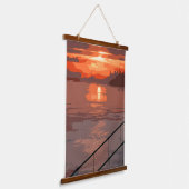 San Francisco Sunrise Retro Hangend Wandkleed (Gebogen)