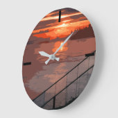 San Francisco Sunrise Retro Large Clock Grote Klok (Hoek)