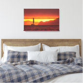 San Francisco Sunset 1124 Art Canvas Afdruk (Insitu (Slaapkamer))