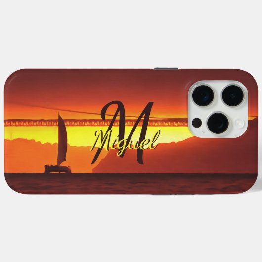 San Francisco Sunset 124 Case-Mate iPhone Case (Achterkant (horizontaal))