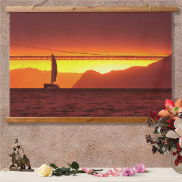 San Francisco Sunset 124 Hangend Wandkleed