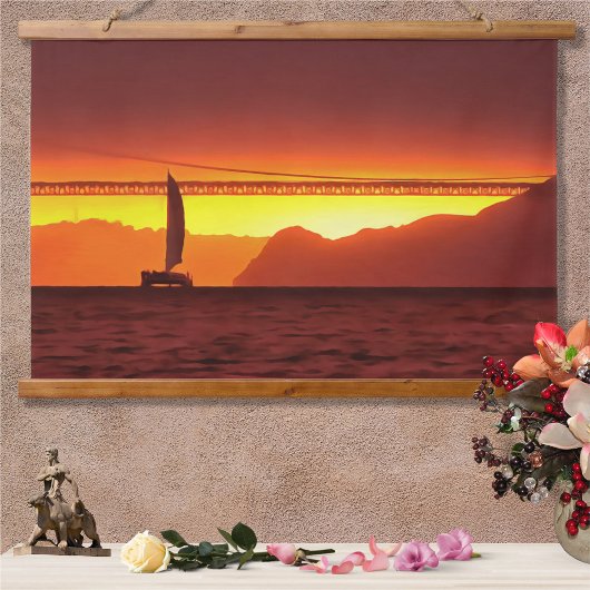 San Francisco Sunset 124 Hangend Wandkleed