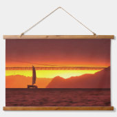 San Francisco Sunset 124 Hangend Wandkleed (Voorkant)